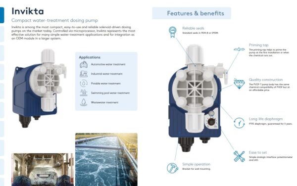 Compact Water-Treatment Dosing Pump